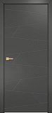 Дверь Оникс Концепт №2 PVC серый, глухая