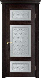 Недавно просмотренные - Дверь ПМЦ массив ольхи ОЛ55 венге, стекло 55-8