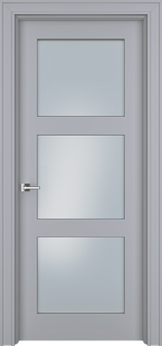 Дверь Псп33с эмаль RAL 7047, сатинат