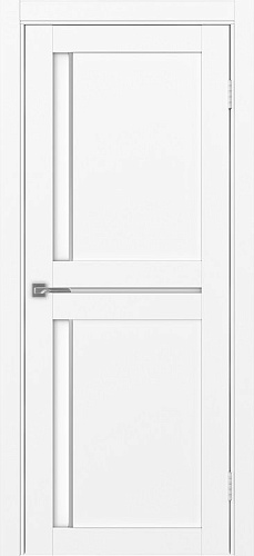 Дверь Эко 523.221 АПП белый снежный молдинг SC, lacobel белый