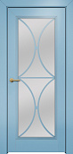 Схожие товары - Дверь Оникс Шанель 1 фрезерованная эмаль голубая, сатинато с решеткой