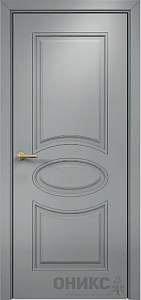 Недавно просмотренные - Дверь Оникс Эллипс фрезерованная эмаль RAL 7040, глухая