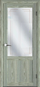 Недавно просмотренные - Дверь ДР экошпон Мастер Классик 57001 дуб седой, сатинато белое