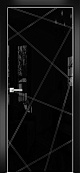 Схожие товары - Дверь Оникс Арт, лакобель черный RAL 9005, контурный витраж №5