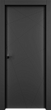 Дверь Гео эмаль RAL 9005, глухая