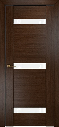 Дверь Оникс Парма 3 венге, глухая лакобель RAL 0333