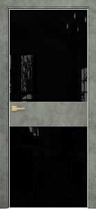 Недавно просмотренные - Дверь Оникс Соло 2 бетон светлый, глухая, Lacobel RAL 9005