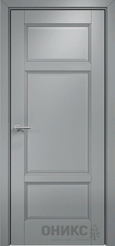 Дверь Оникс Италия 4 эмаль RAL 7040, глухая