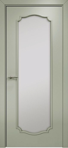 Дверь Оникс Венеция 2 эмаль RAL 7038, сатинат