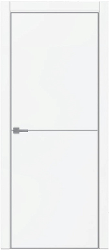 Дверь ДР Tamburat 4102 аляска AL кромка, молдинг AL, глухая