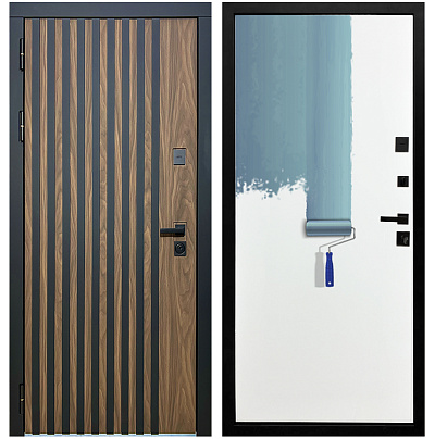 Входная дверь Матадор MXL-1 орех американский мокко/панель под покраску