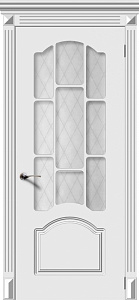 Недавно просмотренные - Дверь Сюита эмаль белая, стекло белое матовое кристалл