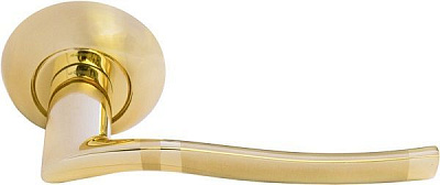 Межкомнатная ручка Morelli MH04, матовое золото/золото