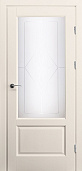 Схожие товары - Дверь М V-62 эмаль RAL9001, сатинат гравировка Сильвия
