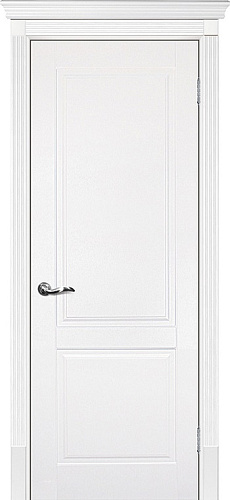 Дверь Текона эмаль Smalta 15 молочный RAL 9010, глухая