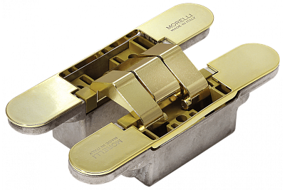Петля скрытая Morelli HH-16 с 3D регулировкой, золото
