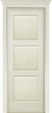 Дверь ОКА браш массив сосны Турин эмаль слоновая кость, глухая