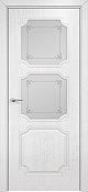 Схожие товары - Дверь Оникс Валенсия фрезерованная эмаль белая патина серебро, сатинат пескоструй 3