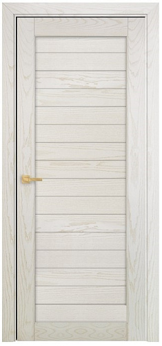 Дверь Оникс Лофт №1 жемчужный ясень, глухая