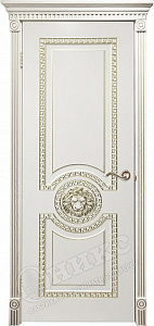 Недавно просмотренные - Дверь Оникс Цезарь фрезерованная эмаль слоновая кость патина золото, глухая