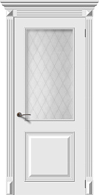Недавно просмотренные - Дверь Багет-2 эмаль белая, стекло Кристалл