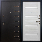 Недавно просмотренные - Входная металлическая дверь Лекс Витязь Черный шелк/панель №46 Сицилио Беленый дуб