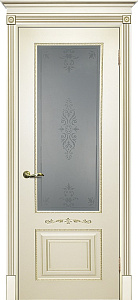Недавно просмотренные - Дверь Текона эмаль Smalta 04 слоновая кость RAL 1013 патина золото, остекленная