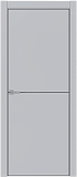 Дверь ДР Тамбурат 4102 манхеттен AL кромка, молдинг AL, глухая