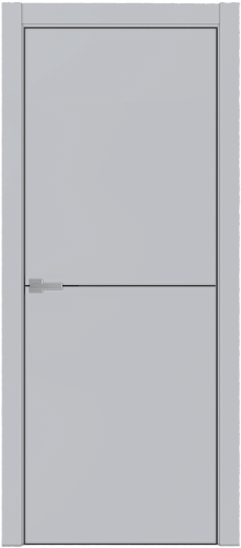 Дверь ДР Tamburat 4102 манхеттен AL кромка, молдинг AL, глухая