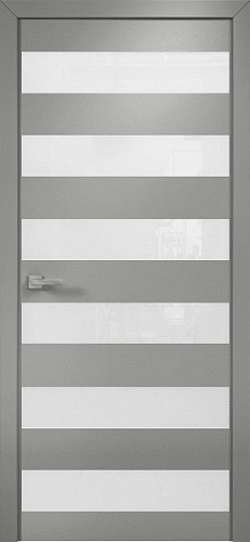 Дверь Оникс Нео эмаль RAL 7036, глухая