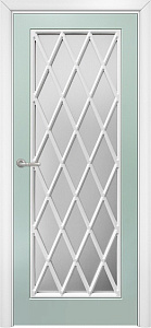 Недавно просмотренные - Дверь Оникс Турин фрезерованная эмаль по RAL , сатинато  с решеткой №4