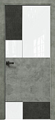 Схожие товары - Дверь Оникс New York бетон темный/бетон светлый, глухая с вставкой лакобель RAL 0333