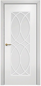 Недавно просмотренные - Дверь Оникс Турин фрезерованная эмаль белая, сатинато с решеткой №7
