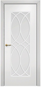Недавно просмотренные - Дверь Оникс Турин фрезерованная эмаль белая, сатинато с решеткой №7
