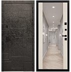 Недавно просмотренные - Входная дверь Матадор MX-1 Мамба терра антрацит /панель зеркало 2, софт шампань