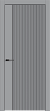 Дверь Лайн2М серая, глухая
