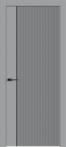 Дверь Лайн2М серая, глухая