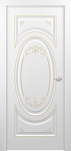 Недавно просмотренные - Дверь Z Luvr Т1 decor эмаль White patina Gold, глухая