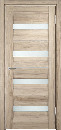 Дверь V Casaporte экошпон Сицилия 12 капучино, сатинато белое