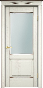 Недавно просмотренные - Дверь ПМЦ массив дуба Д13 эмаль F120 с черной патиной, стекло фацет