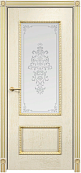Схожие товары - Дверь Оникс Марсель с декором эмаль слоновая кость с золотой патиной, сатинат художественный Вензель