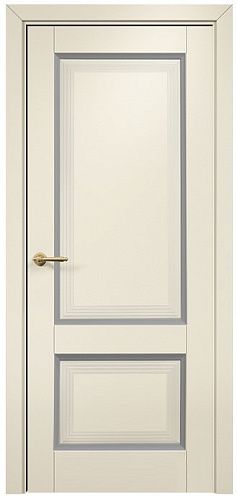 Дверь Оникс Тоскана 2 эмаль слоновая кость/RAL 7040, глухая