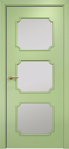 Дверь Оникс Валенсия эмаль фисташковая, сатинат