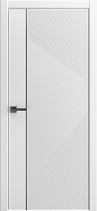 Недавно просмотренные - Дверь Фортуна эмаль белая, молдинг черный, глухая