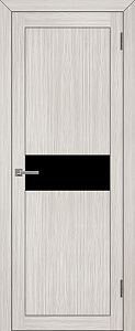 Недавно просмотренные - Дверь ДР экошпон UniLine 30001 капучино велюр, стекло черное