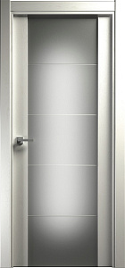 Недавно просмотренные - Дверь Статус VERSIA 222 дуб белый, стекло каленое 8 мм с горизонтальной гравировкой