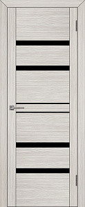 Недавно просмотренные - Дверь ДР экошпон UniLine 30030 капучино велюр, стекло черное