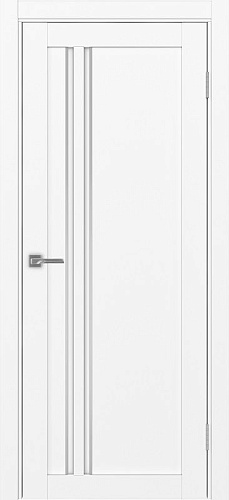 Дверь Эко 525.121 АПС белый снежный молдинг SC, lacobel белый