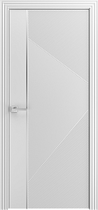 Недавно просмотренные - Дверь Фортуна эмаль белая, молдинг хром, глухая