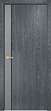 Дверь Оникс Дуо эмаль по RAL7040/седой дуб, триплекс черный